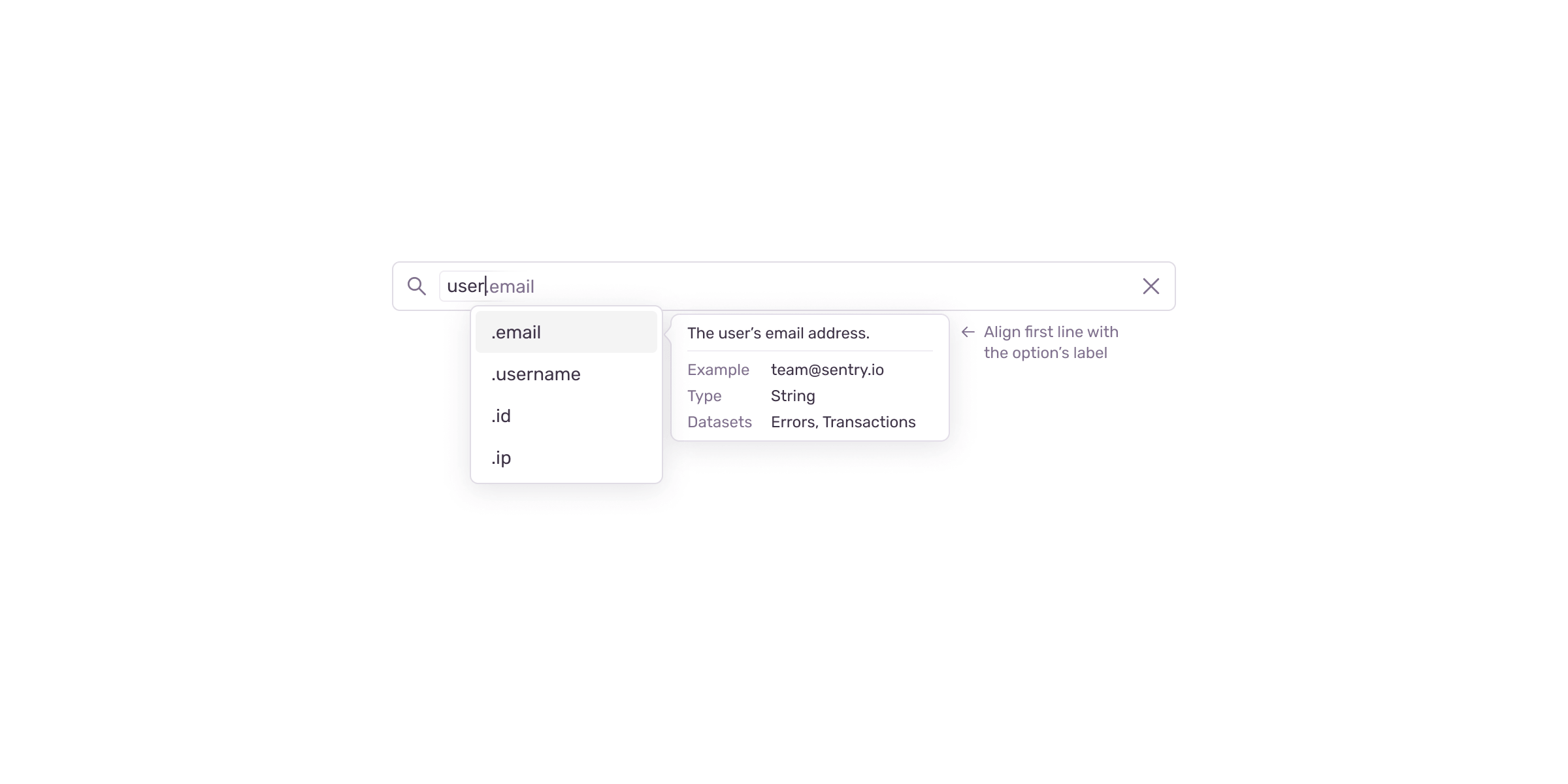 Search bar autocomplete