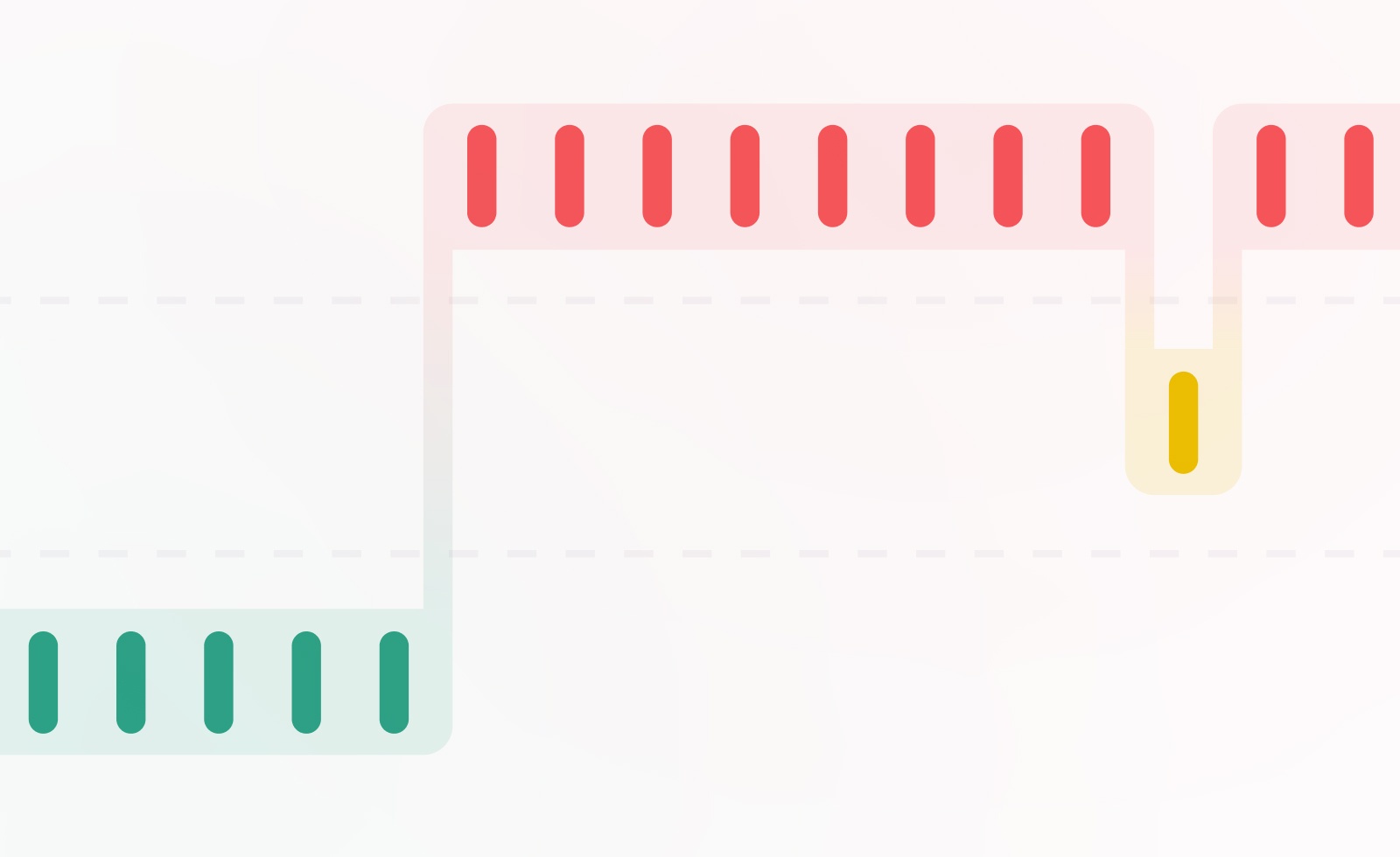 Barcode visualization of a failing cron job