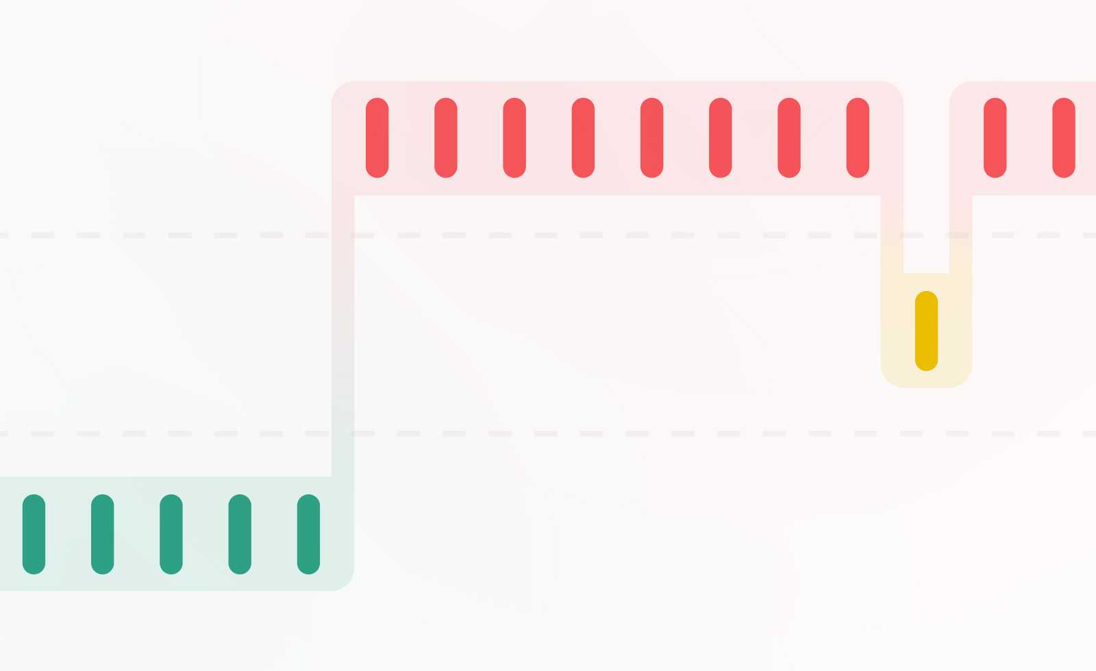 Barcode visualization of a failing cron job